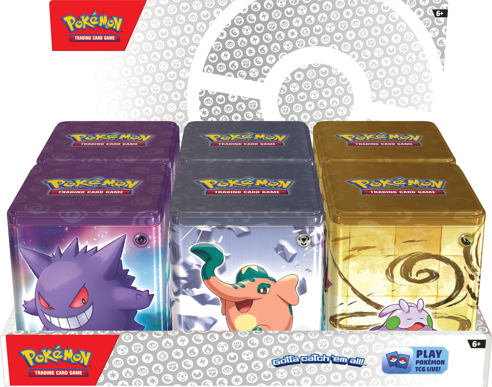 Pokemón Stacking Tin asst