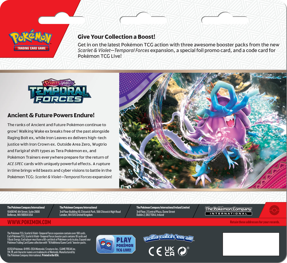 Pokémon Scarlet & Violet 5, 3-pak booster