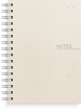 NOTESBOG A5 beige KARTON 150 linjeret sider