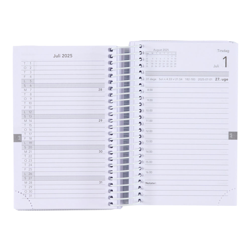 Spiralkalender 2025 4 i en mini