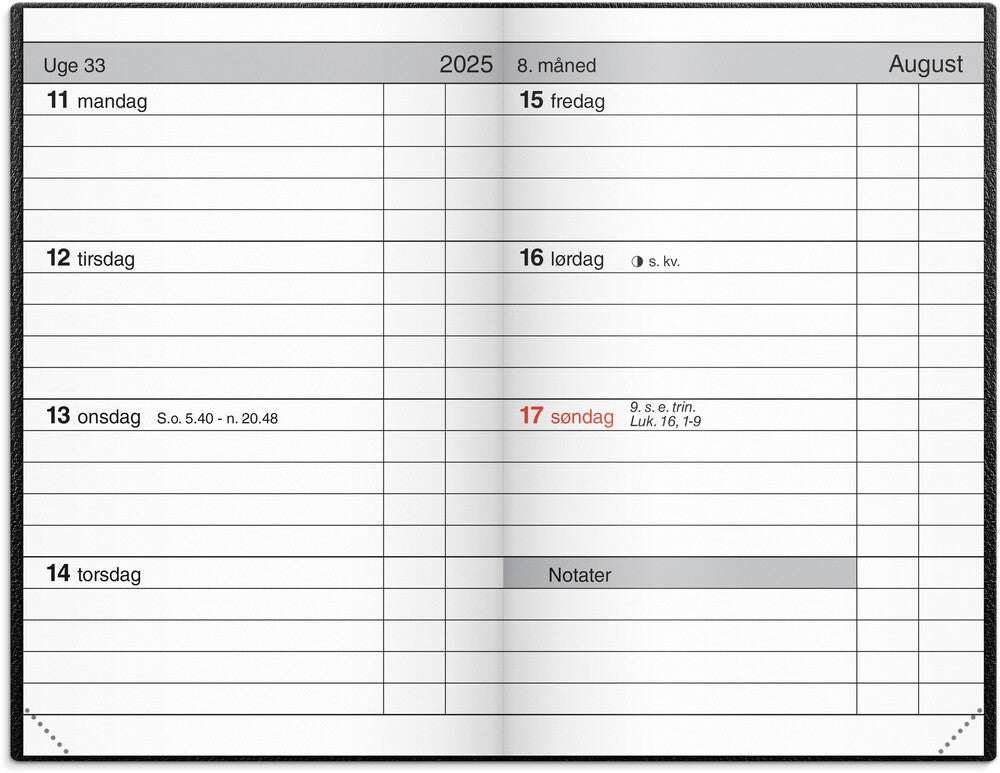 Mayland Lommekalender 2025 kunstskind sort