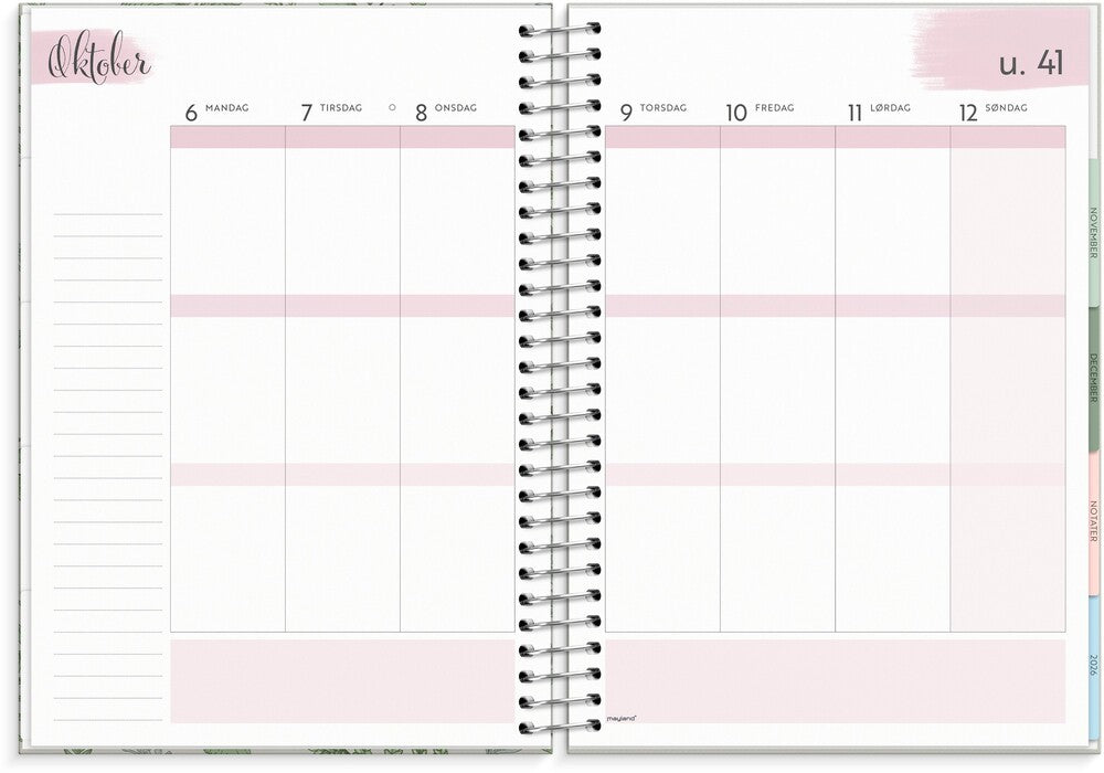 Mayland Life organizer 2025 uge blade