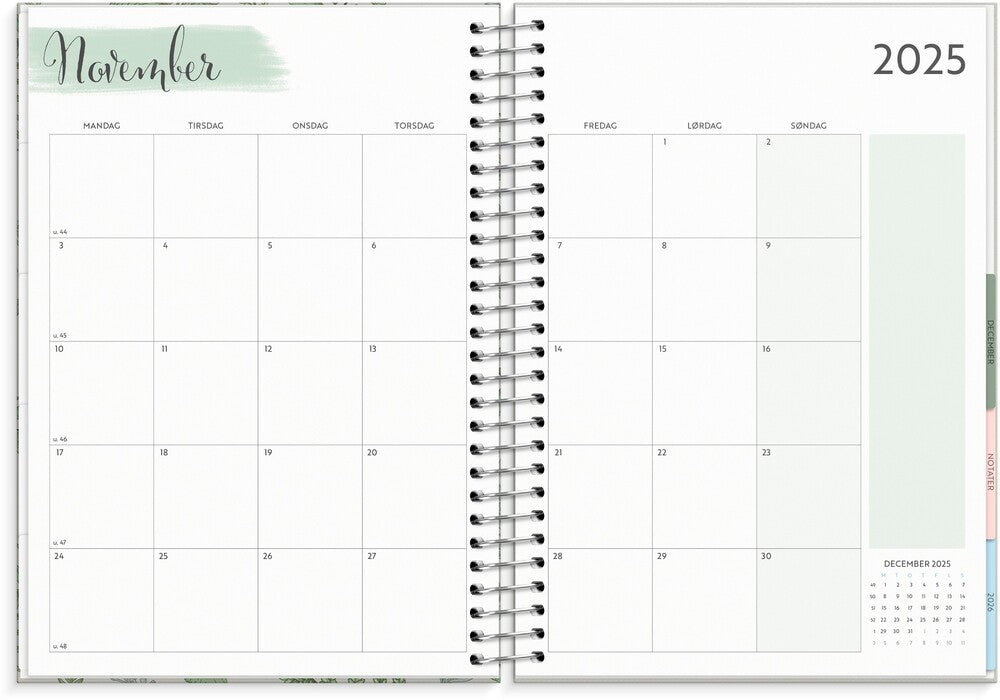 Mayland Life organizer 2025 uge blade