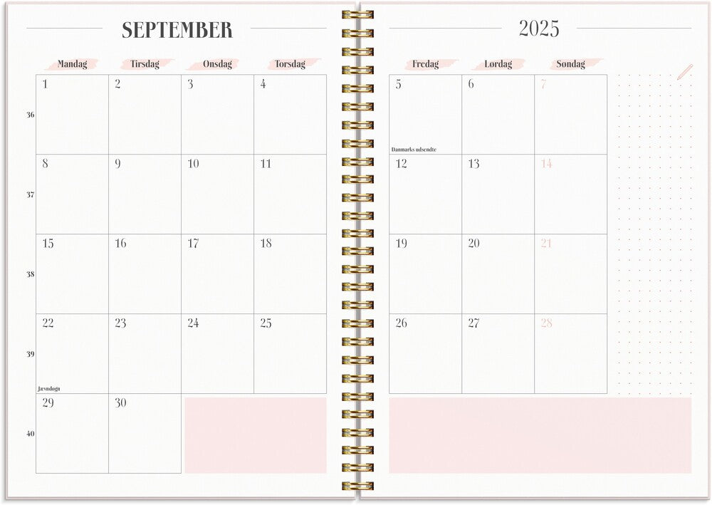 Mayland Life planner 2025 pink uge