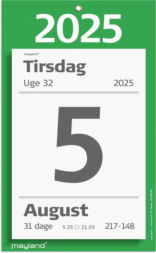 Mayland Afrivningskalender kæmpe 2025