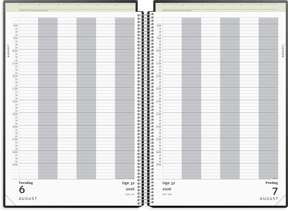 Mayland Aftalekalender 2026 dag A4 pp