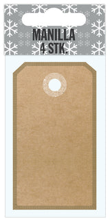 Manilla kraft foil 4 stk.