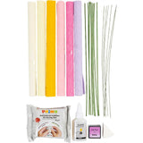 DIY Kit Crepepapir blomster