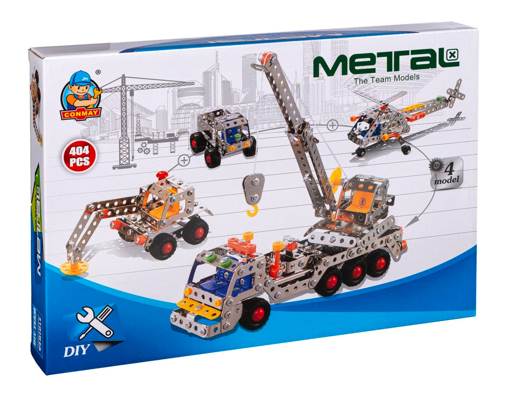METAL BYGGESÆT 4-I-1 404 dele