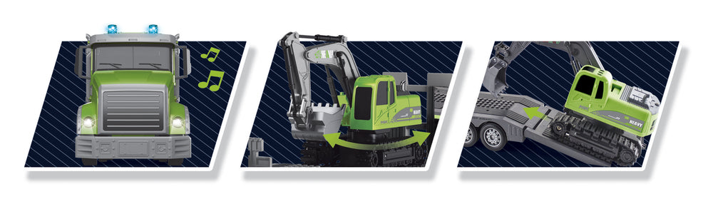 RC EXCAVATOR OG TRUCK