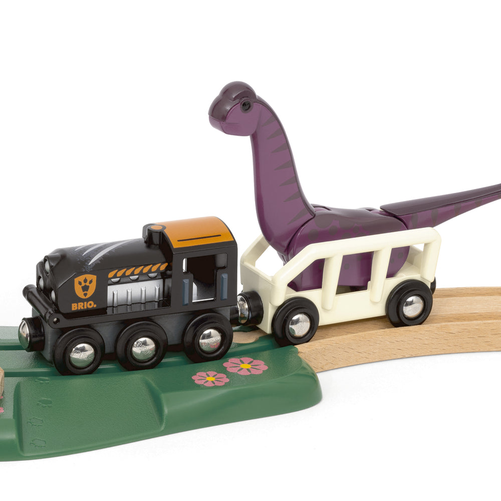 D2 Togbanesæt med dinosaurer
