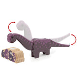 Togbanesæt med dinosaurer