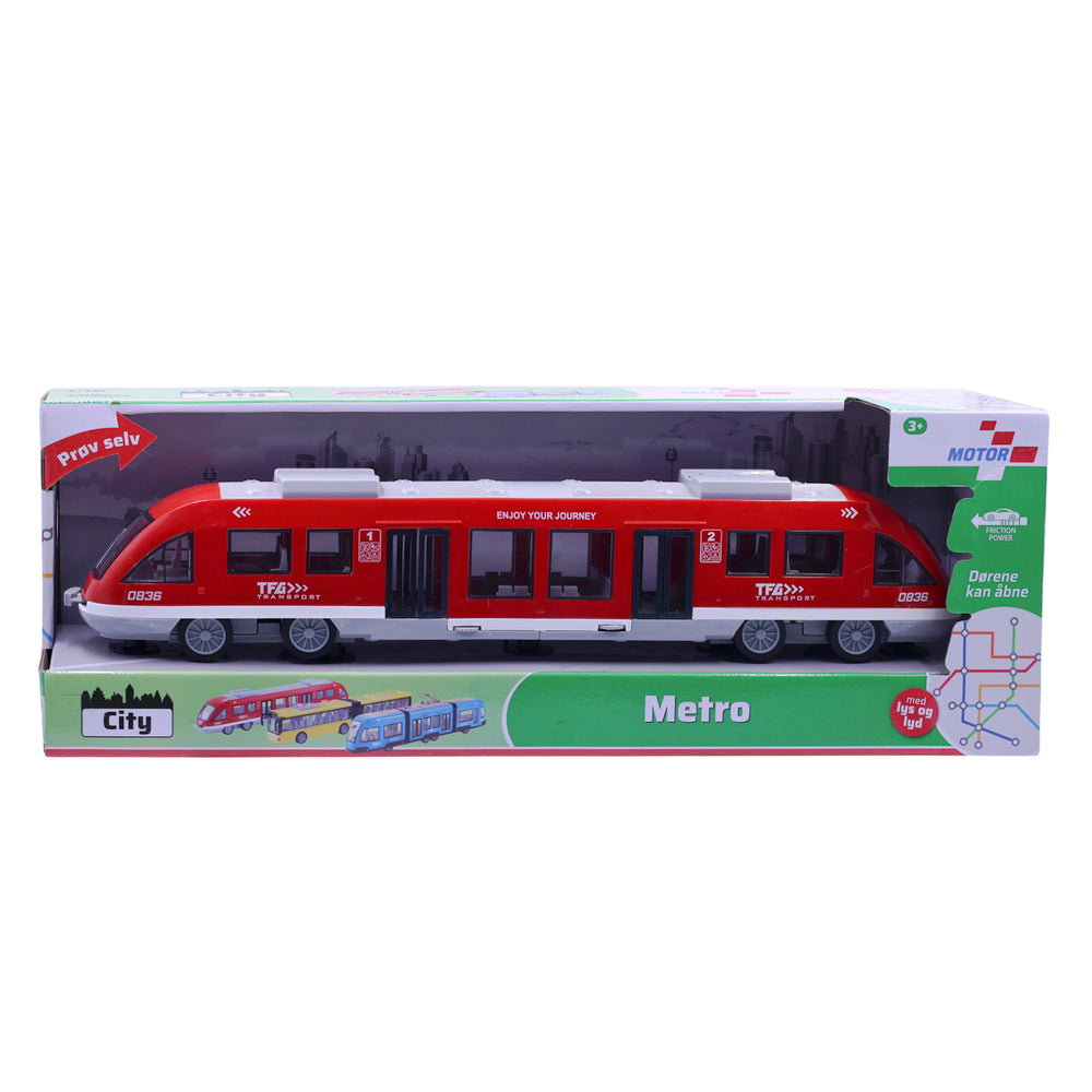 Metro med lys og lyd 45 cm