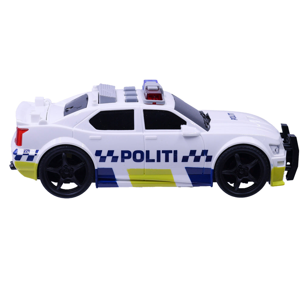Politibil med lys og lyd 19 cm