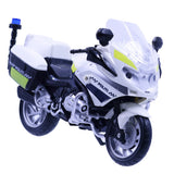 Politimotorcykel med lys og lyd 18 cm