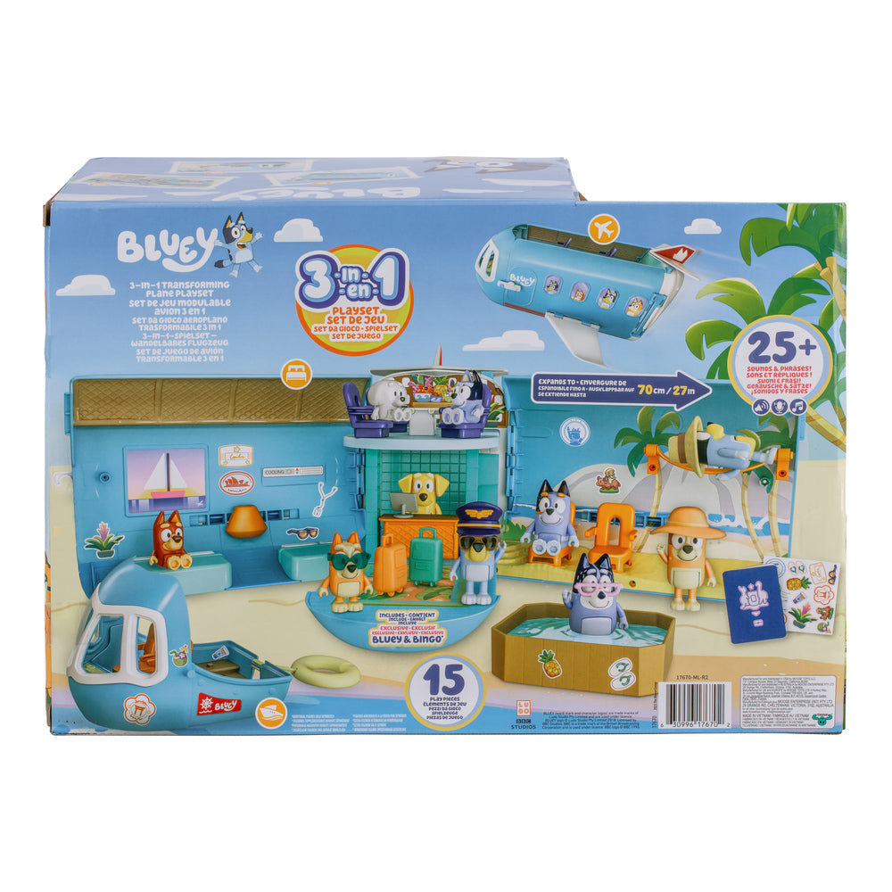 BLUEY Bluey's Escape Convertible Plane