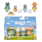 BLUEY Holiday Figure 4-pak Familetur