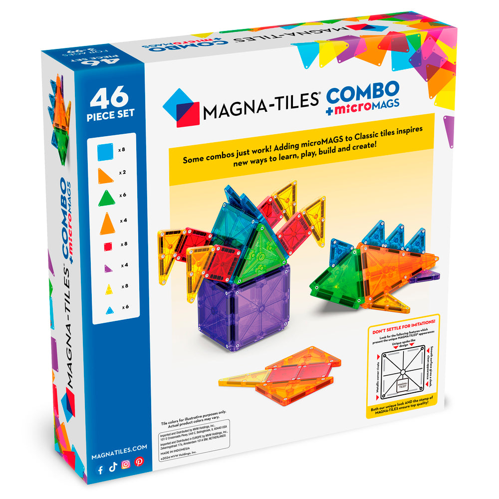 MAGNA-TILES microMAGS Combo 46 stk