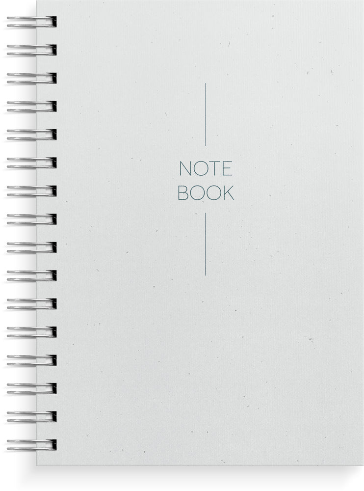 Notesbog A5 light blue KARTON 150 linjeret sider