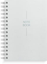 Notesbog A5 light blue KARTON 150 linjeret sider