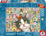 Puslespil Cat Mimic 1000 brikker