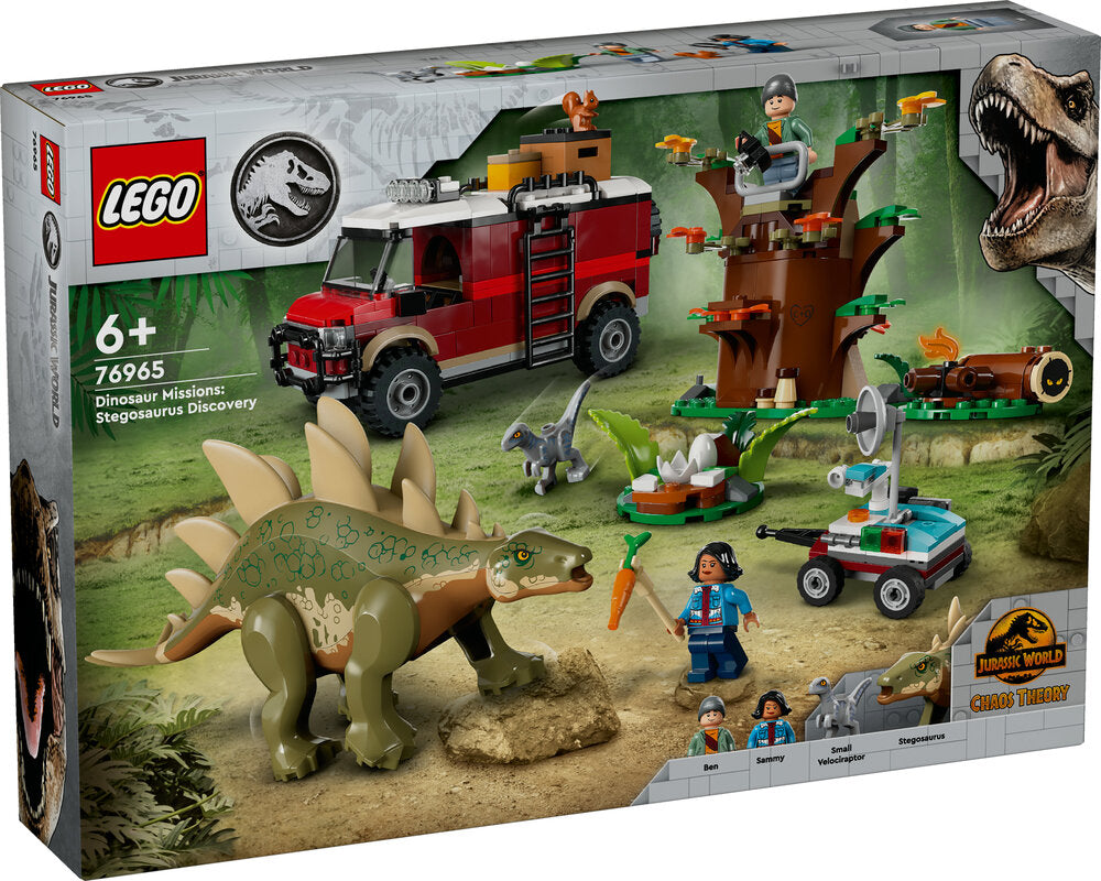 76965 LEGO Jurassic World Dinosaurmissioner: Stegosaurus-opdagelse
