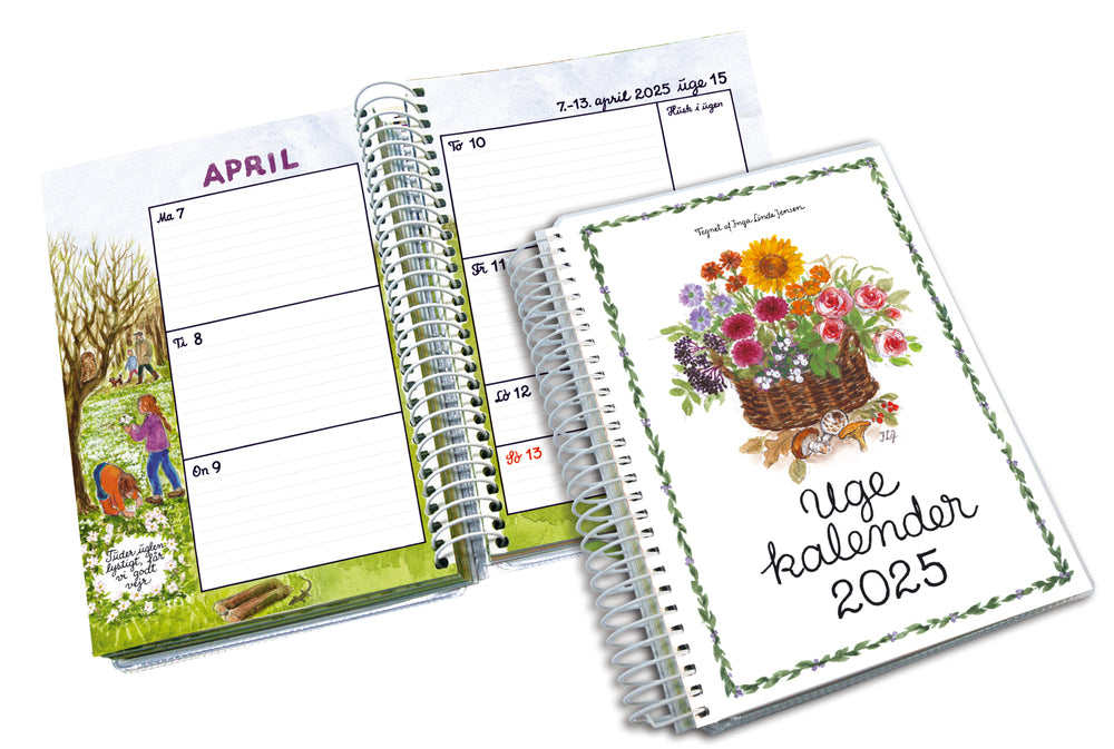 Ugekalender A5 2025