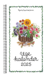 Ugekalender 9,5x17 cm 2025