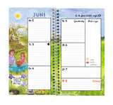 Ugekalender 9,5x17 cm 2025