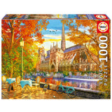 Notre Dame in Autumn 1000 brikker