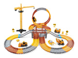 Multi track constructionssæt med 204 dele