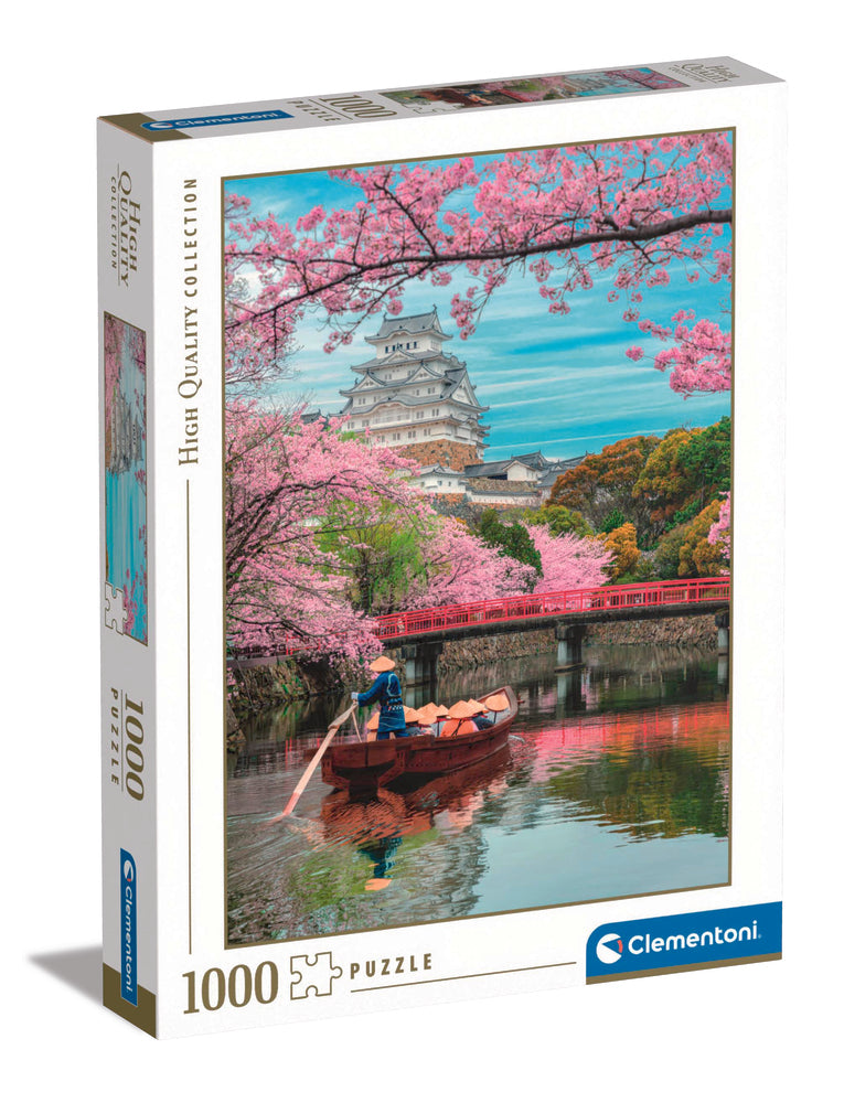 Puslespil Himeji Castle in Spring 1000 brikker