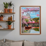 Puslespil Himeji Castle in Spring 1000 brikker