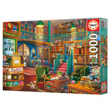 Puslespil wonderful bookshop 1000 brikker