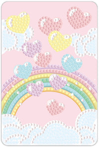 Diamond art regnbue 10 x 15 cm