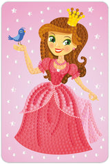 Diamond art prinsesse 10 x 15 cm
