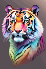 Diamond art tiger  20 x 30 cm