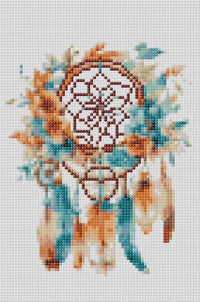 Diamond art drømmefanger 20 x 30 cm