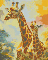 Diamond art giraffer 40 x 50 cm