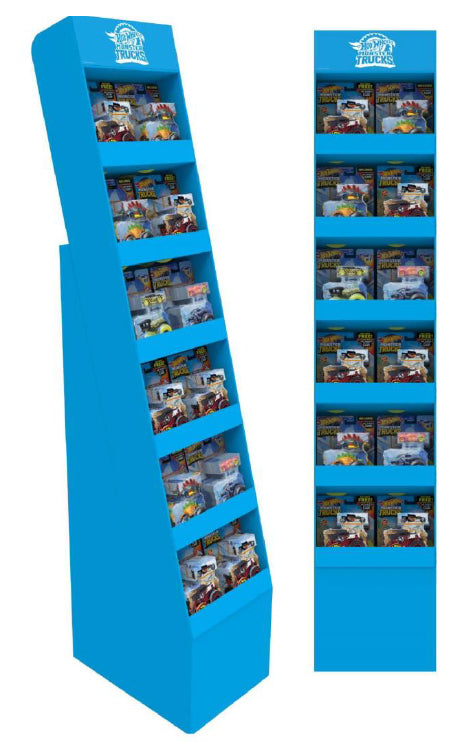 Hot Wheels Monster Trucks 1:64 display