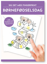 Fingerprint kort 3 år m/konvolut og stempelpude
