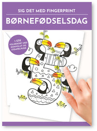 Fingerprint kort 5 år m/konvolut og stempelpude