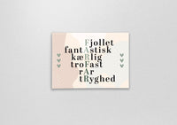 Magnet med citat farfar, du er fantastisk