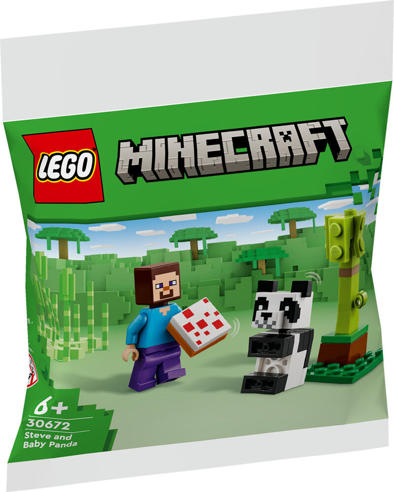 30672 LEGO Minecraft Steve and Baby Panda