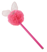 Blyant med kaninører og pom pom asst