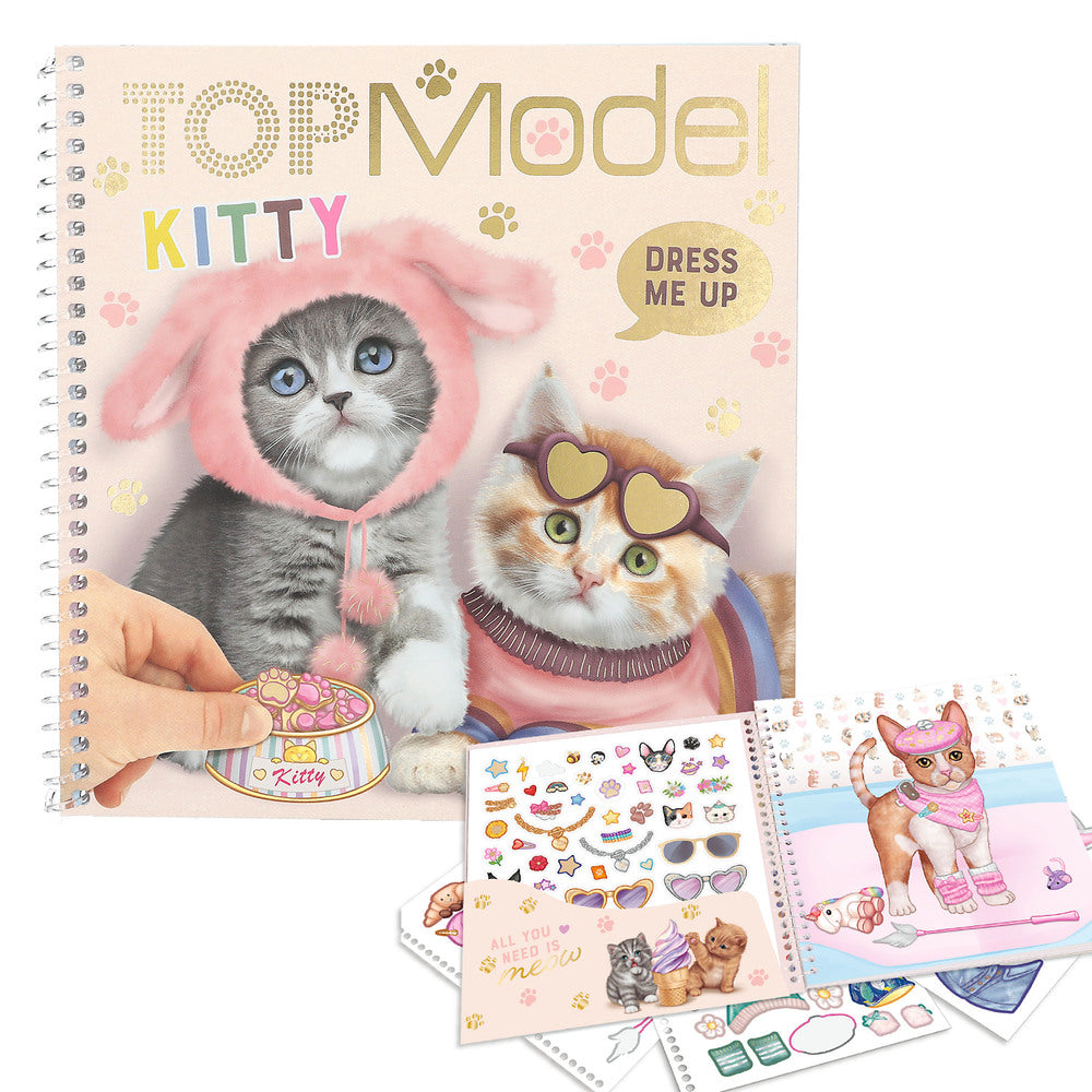 TOPModel Dress me Up Stickersbog KITTY