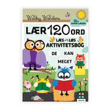 Wacky Wonders aktivitetsbog med 120 ord + stickers