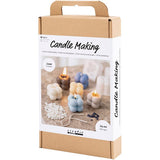 lysstøbning DIY Kit Bubble soyalys beige, lys blå, creme