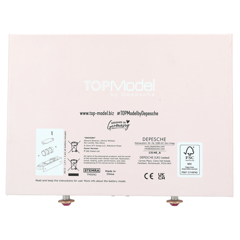 TOPModel Smykkeskrin m/kode & musik