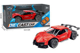 Die-Cast pull-back bil rød